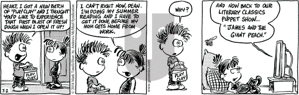 Heart of the City on Monday July 2, 2018 Comic Strip