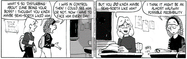 Luann on Tuesday January 29, 2002 Comic Strip