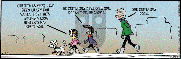 Grand Avenue on Tuesday December 27, 2016 Comic Strip
