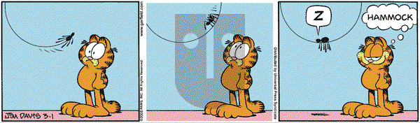 Garfield on Tuesday March 1, 2005 Comic Strip