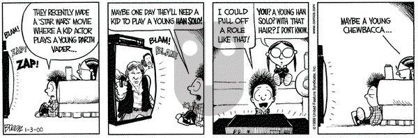 Grand Avenue on Monday January 3, 2000 Comic Strip