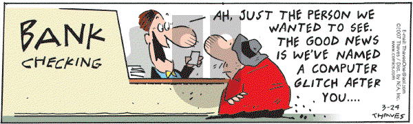 Frank and Ernest - Saturday March 24, 2007 Comic Strip