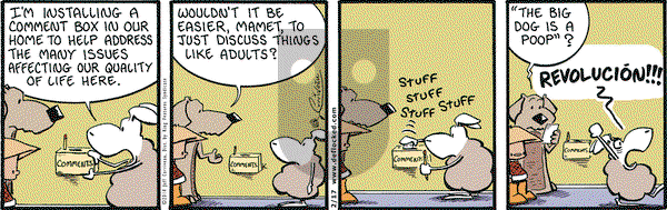 DeFlocked on Monday February 17, 2014 Comic Strip