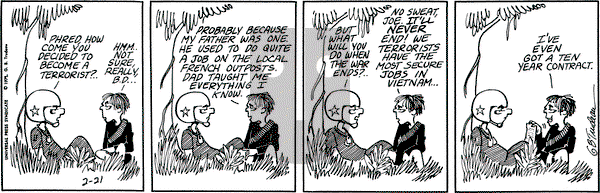 Doonesbury - Monday February 21, 1972 Comic Strip