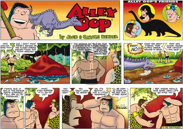 Alley Oop on Sunday August 12, 2007 Comic Strip