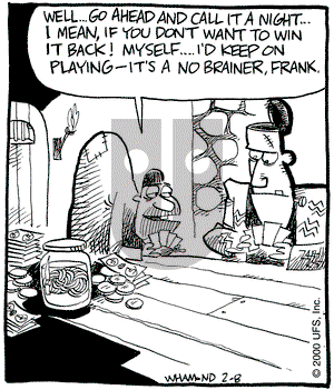 Reality Check on Tuesday February 8, 2000 Comic Strip