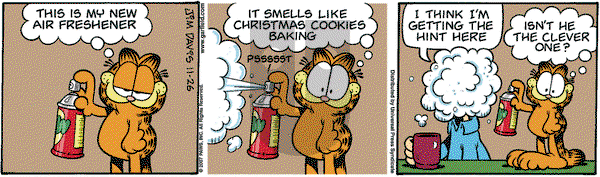 Garfield on Monday November 26, 2007 Comic Strip