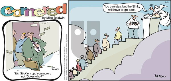 Cornered on Sunday August 21, 2005 Comic Strip