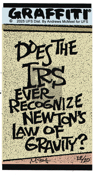 Graffiti on Saturday December 20, 2025 Comic Strip