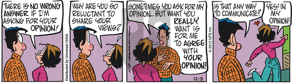 Rose is Rose on Tuesday December 3, 2013 Comic Strip