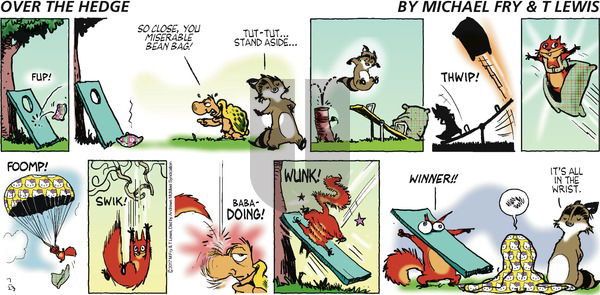 Over the Hedge on Sunday July 23, 2017 Comic Strip