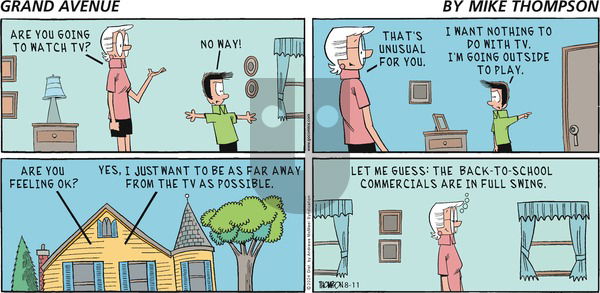 Grand Avenue - Sunday August 11, 2024 Comic Strip