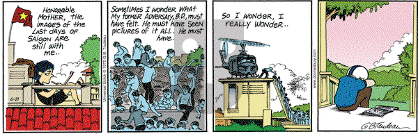 Doonesbury on Saturday June 21, 2014 Comic Strip