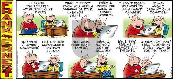 Frank and Ernest on Sunday April 6, 2025 Comic Strip
