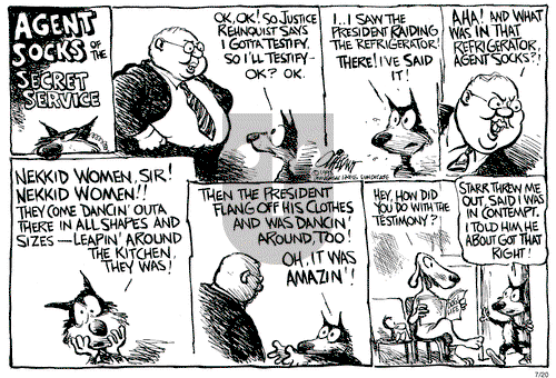 Pat Oliphant on Monday July 20, 1998 Comic Strip