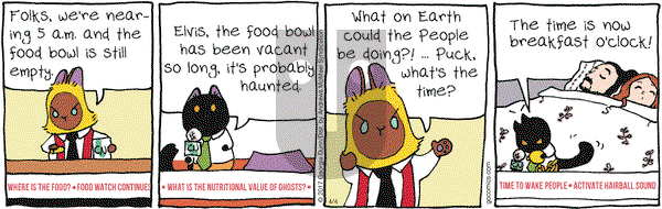 Breaking Cat News on Tuesday April 4, 2017 Comic Strip