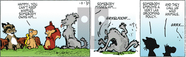 Over the Hedge on Tuesday October 31, 2017 Comic Strip