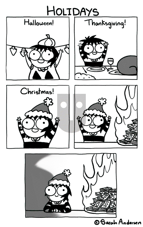 Sarah's Scribbles on Wednesday December 6, 2017 Comic Strip