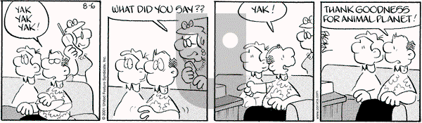 Drabble on Monday August 6, 2001 Comic Strip