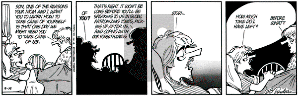 Doonesbury on Saturday September 14, 1991 Comic Strip