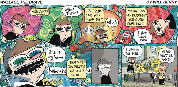 Wallace the Brave on Sunday March 9, 2025 Comic Strip
