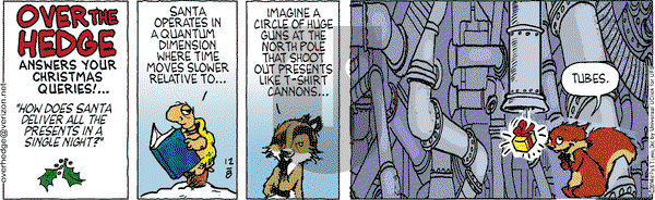 Over the Hedge on Monday December 8, 2014 Comic Strip