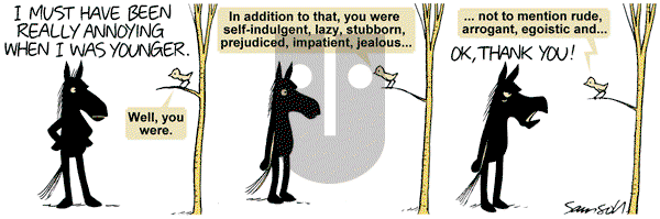 Dark Side of the Horse on Monday January 31, 2011 Comic Strip