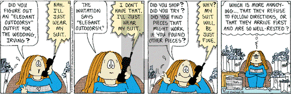 Cathy Classics - Saturday September 15, 2012 Comic Strip