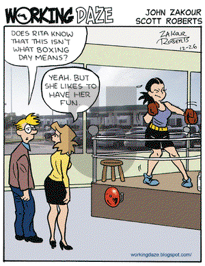 Working Daze on Friday December 26, 2008 Comic Strip