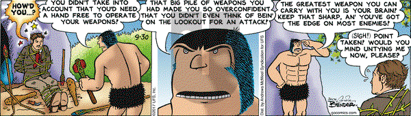 Alley Oop on Saturday September 30, 2017 Comic Strip