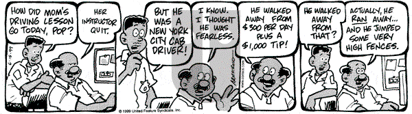 JumpStart on Tuesday June 15, 1999 Comic Strip