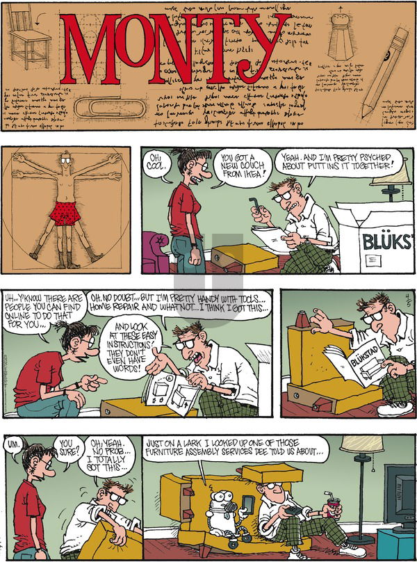 Monty - Sunday April 5, 2020 Comic Strip