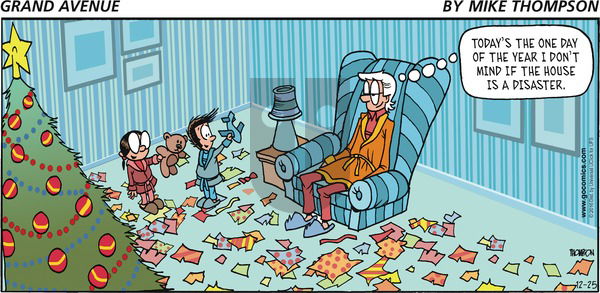 Grand Avenue on Sunday December 25, 2016 Comic Strip