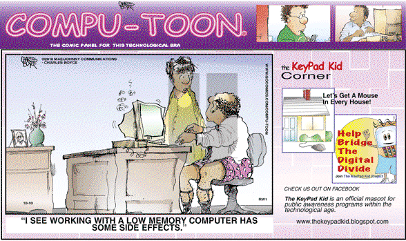 Compu-toon on Sunday October 10, 2010 Comic Strip