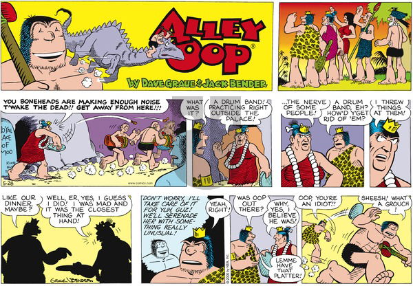 Alley Oop on Sunday May 28, 2000 Comic Strip