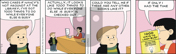 Nancy on Tuesday February 4, 2020 Comic Strip