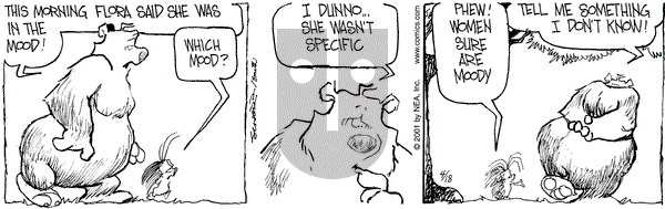 The Grizzwells on Wednesday April 18, 2001 Comic Strip
