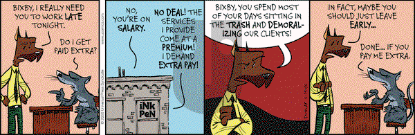 Ink Pen on Wednesday June 21, 2006 Comic Strip