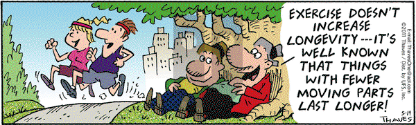 Frank and Ernest on Saturday May 14, 2011 Comic Strip
