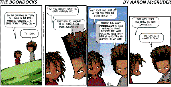 The Boondocks on Sunday January 27, 2008 Comic Strip