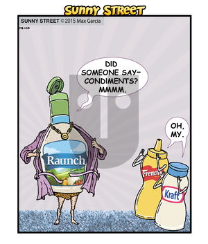 Sunny Street on Thursday May 14, 2015 Comic Strip