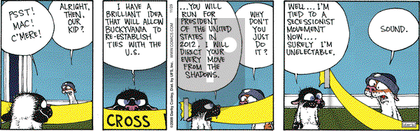 Get Fuzzy on Saturday November 29, 2008 Comic Strip