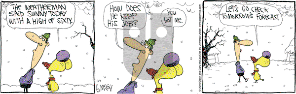 The Duplex on Tuesday March 1, 2016 Comic Strip