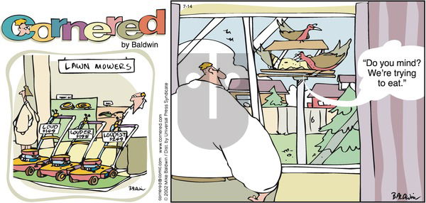 Cornered on Sunday July 14, 2002 Comic Strip