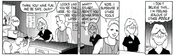 Luann on Monday July 10, 2000 Comic Strip