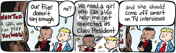 JumpStart on Thursday October 14, 2010 Comic Strip