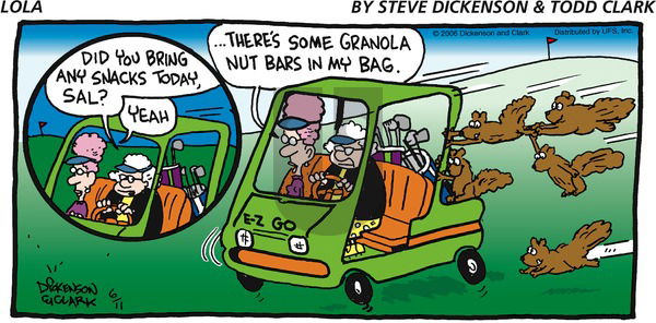 Lola on Sunday June 11, 2006 Comic Strip