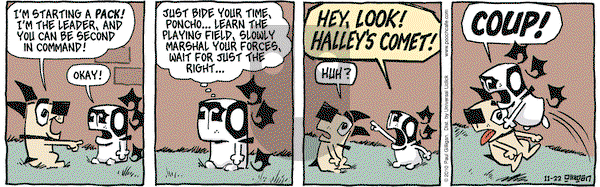 Pooch Cafe on Monday November 22, 2010 Comic Strip