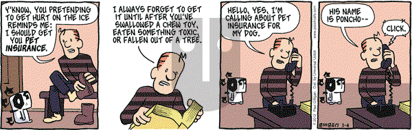 Pooch Cafe on Wednesday January 4, 2012 Comic Strip