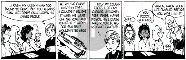 Luann on Saturday April 22, 1995 Comic Strip
